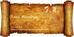 Tasi Minerva névjegykártya